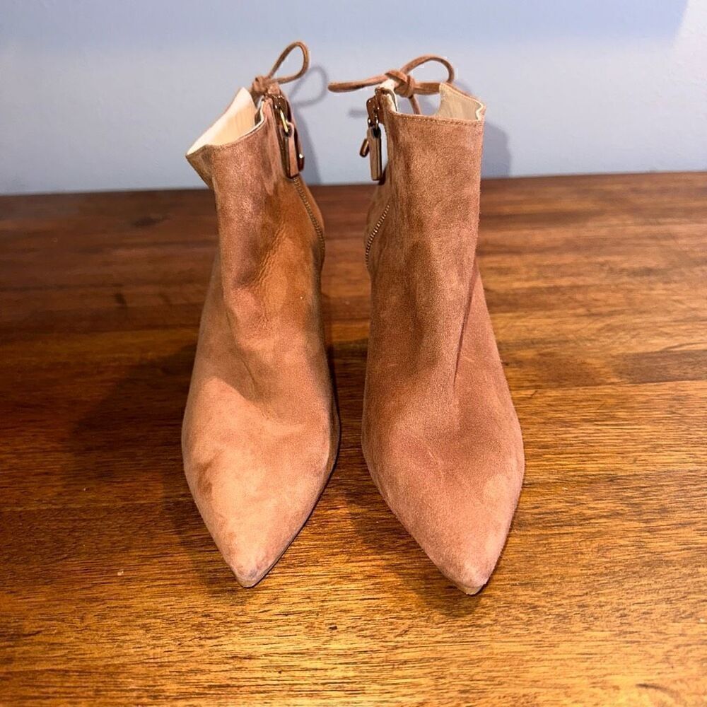 Stuart Weitzman Gradiner Block Heel Pointed Toe S… - image 2